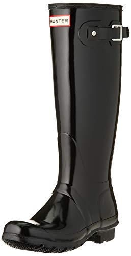 Hunter Original Tall Classic, Botas de Agua Unisex Adulto, Negro (Black), 36 EU