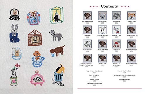 I Love My Dog Embroidery: 380 Stitch Motifs for Dog Moms and Dads