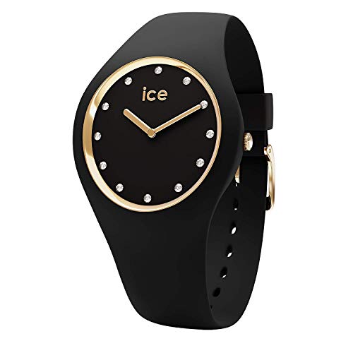 Ice-Watch - ICE cosmos Black Gold - Reloj nero para Mujer con Correa de silicona - 016295 (Medium)