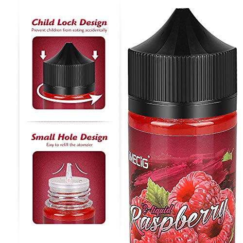 IMECIG 100ml Frambuesa Líquida Vape Jugo Premium Ecig Vape 70/30 E Líquido para Todos Los E Cigarrillos Cigarrillo Electrónico Kits de Inicio de Vape Mod Sin nicotina