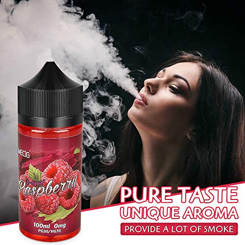 IMECIG 100ml Frambuesa Líquida Vape Jugo Premium Ecig Vape 70/30 E Líquido para Todos Los E Cigarrillos Cigarrillo Electrónico Kits de Inicio de Vape Mod Sin nicotina