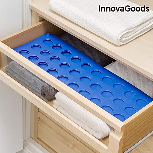 InnovaGoods Doblador de Ropa, Polipropileno, Azul, 24x59x3 cm