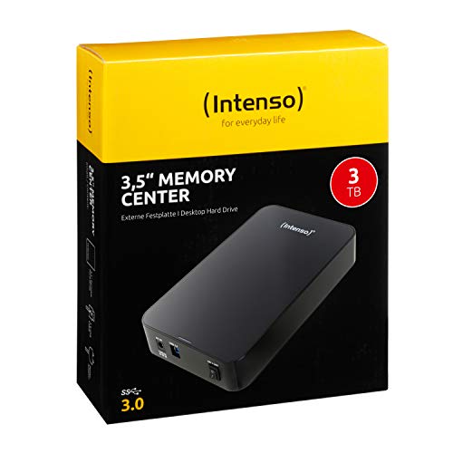 Intenso 6031511 - Disco Duro Externo 3.5" de 3000 GB, USB 3.0