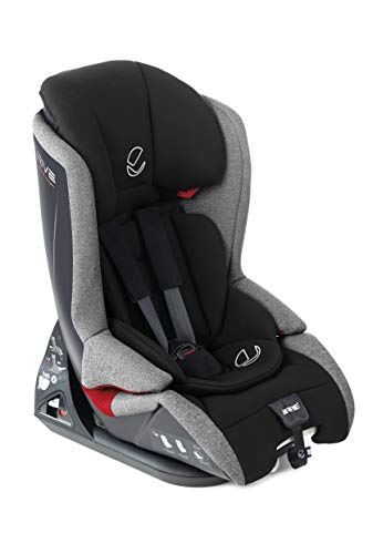 Jané Drive Silla de Coche Isize, de 75 a 150 cm, Isofix y Top Tether, Reductor Incluido, Arnés de 5 Puntos, Color Jet Black