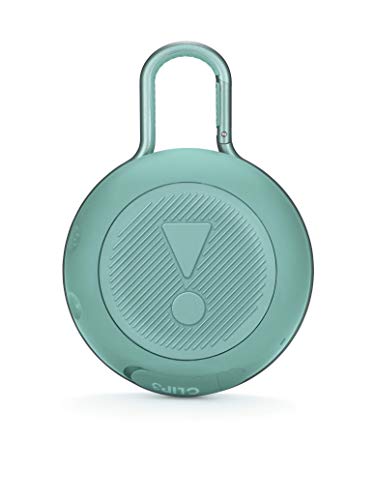 JBL Clip 3 Altavoz inalámbrico portátil con Bluetooth – Parlante resistente al agua (IPX7) – 10h de música continua – Turquesa