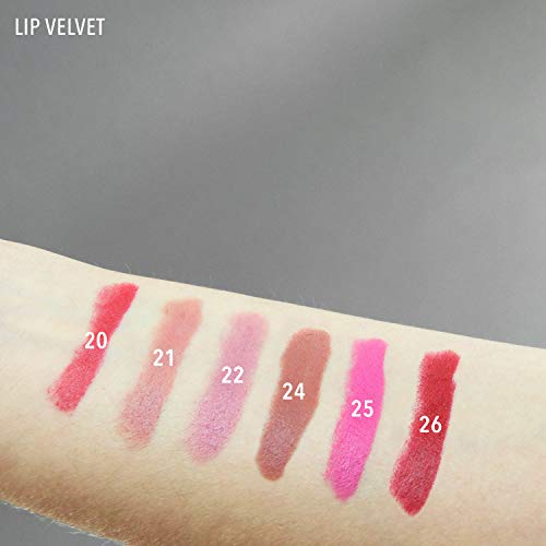 Jorge de la Garza Makeup Lip Velvet Barra de Labios Jumbo Waterproof Marrón Natural (24 Classic)