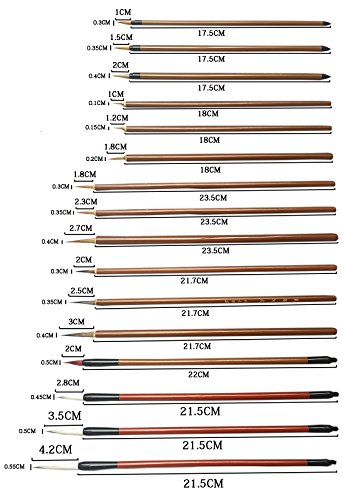 Juego de 16 pinceles para escritura china, caligrafía profesional y dibujos