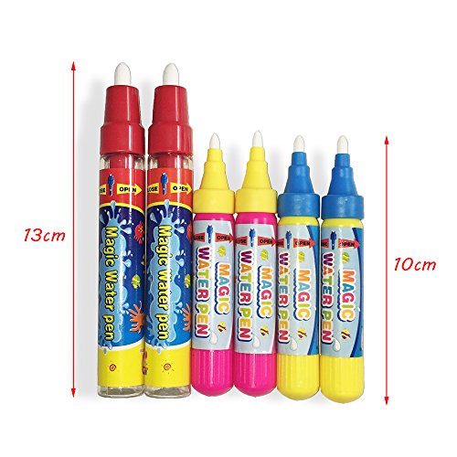 Jun-see Reemplazo de mágica Pluma de Agua, añadir Agua Pen (6pcs) para la Magia Doodle Mat