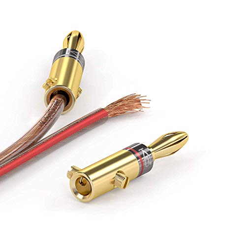 KabelDirekt - Cable de Altavoces 2x2.5 mm² (Cable de altavoz HiFi, de cobre libre oxigeno OFC, con indicación de polaridad), PRO Series, 50 m