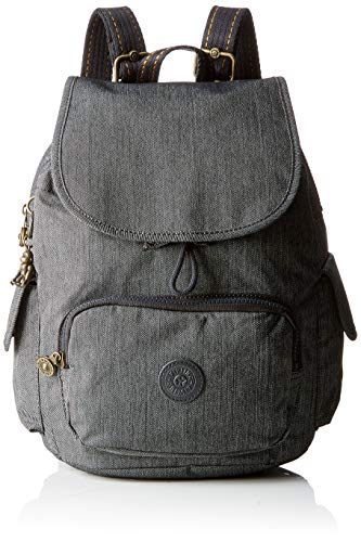 Kipling City Pack S, Mochila para Mujer, Negro (Black Indigo), 27 x 33.5 x 19 cm