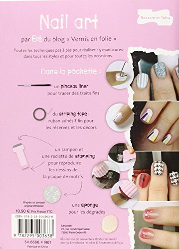 Kit Nail art (Livre et pochette PVC)