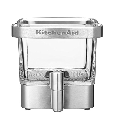 KitchenAid 5KCM4212SX Cold Brew - Cafetera de acero inoxidable, color plateado