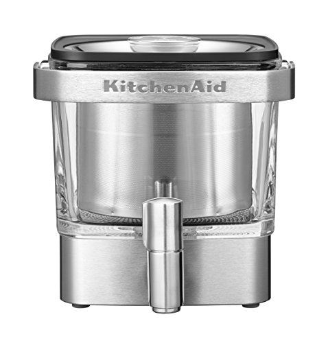 KitchenAid 5KCM4212SX Cold Brew - Cafetera de acero inoxidable, color plateado