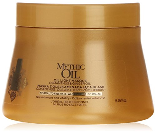 L 'Oreal Profesional Mythic Oil Mascarilla para cabello normal a fino, 200 ml