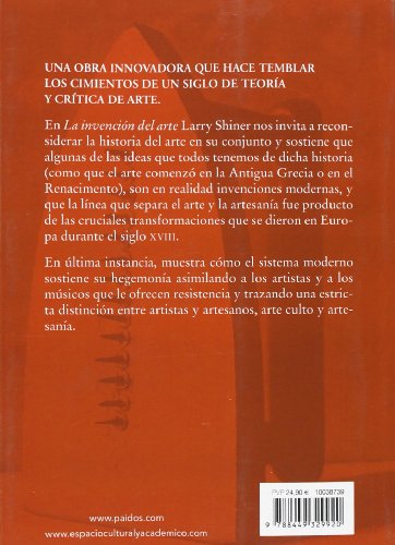 La invención del arte: Una historia cultural (Estética)