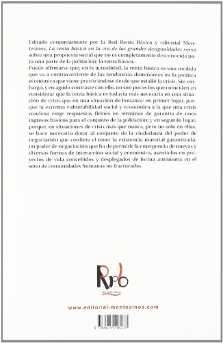 La renta básica en la era de las grandes desigualdades (Ensayo)