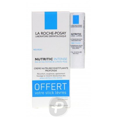 La Roche-Posay Nutritic Intense Crema + Nutritic labios bálsamo