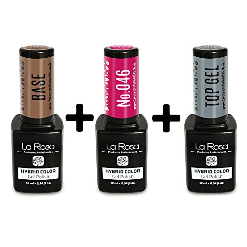 La Rosa hybrid base base para los esmaltes permanentes - 10 ml