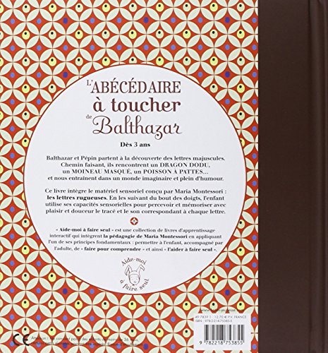 L'abécédaire à toucher de Balthazar - Pédagogie Montessori