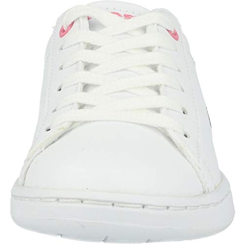 Lacoste Carnaby EVO BL 2 SUC, Zapatillas Unisex Niños, Blanco (B53 White/Pink), 34 EU