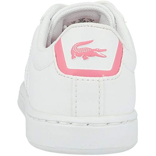 Lacoste Carnaby EVO BL 2 SUC, Zapatillas Unisex Niños, Blanco (B53 White/Pink), 34 EU