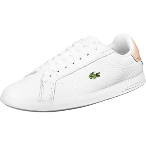 Lacoste Graduate 120 1 SFA, Zapatillas para Mujer, Blanco (Wht/Nat), 39.5 EU