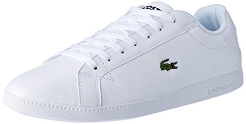 Lacoste Graduate BL 1 SMA, Zapatillas para Hombre, Blanco (White/White), 41 EU