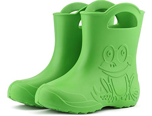 Ladeheid Botas de Agua en EVA Unisexo Niños Niñas LA-CA-01 (Verde, 22/23 EU)