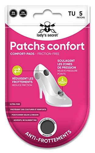 LADY'S SECRET COUSSINETS Anti-DOULEUR NO Hurt Complementos de Zapatos Mujeres Negro - única - Complementos de Zapatos