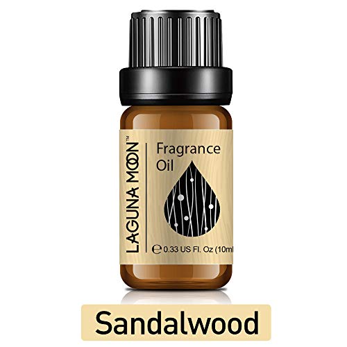 Lagunamoon Aceites de Fragancia, Aceites Esenciales para Humidificador, Aceite para Aromaterapia 10ml - Sándalo