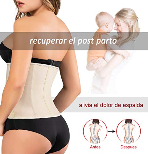 LaLaAreal Fajas Reductoras Corset Cincher Bustiers Corsé Adelgazantes de Cinturón Formación para Body Shaper Mujer