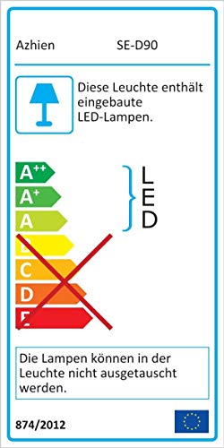 Lámpara de Luz Diurna 10000 Lux Azhien, Contra la Depresión,Ducha Ligera, Luz de Sol EnergyUp, Simula la Luz Diurna Con una Intensidad de Luz de 10,000 lux, Color Blanco/Azul