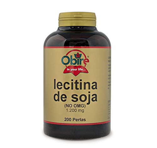 Lecitina de soja 1200 mg. 200 perlas