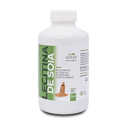 Lecitina de Soja 200 perlas de 1600 mg de Sotya