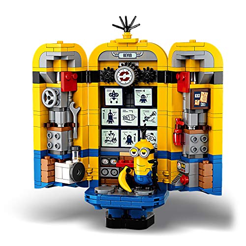 LEGO- Minions y su Guarida para Construir Juego de construcción, Multicolor (75551)