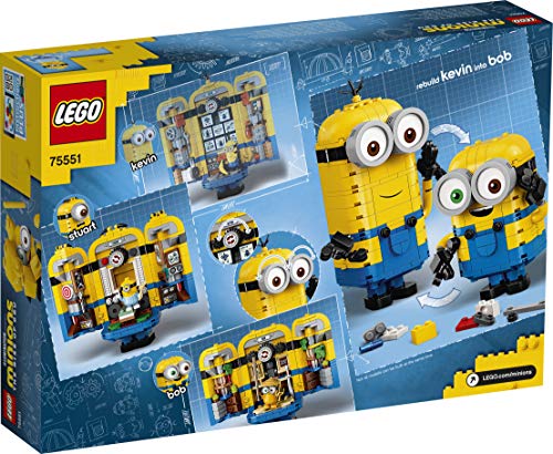 LEGO- Minions y su Guarida para Construir Juego de construcción, Multicolor (75551)