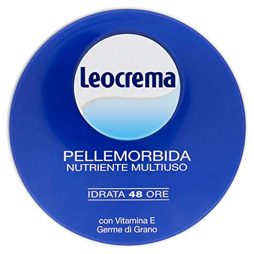 Leocrema: Pellemorbida Multipurpose Nourishing Cream with Vitamin E and Wheatgerm * 150ml * 5.07fl.oz * [ Italian Import ] by Leocrema