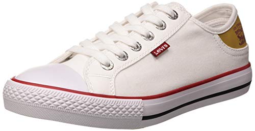 Levi's Stan Buck, Zapatillas para Hombre, Blanco (Regular White 51), 41 EU