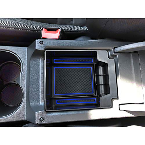 LFOTPP Ateca Guantera reposabrazos Caja Center Console Armrest Storage Box Interior (Azul)