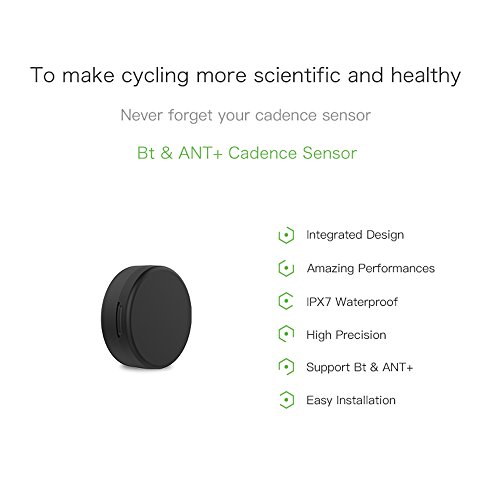 Lixada CYCPLUS Wireless Bicicleta Cadencia Sensor IPX7 4g Ultra Pequeña Computadora Velocímetro