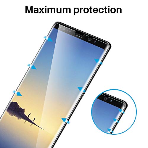 LϟK 3 Pack Protector de Pantalla para Samsung Galaxy Note 8, HD Película Flexible Transparente [Película de TPU] [Sin Burbujas] [Funda Compatible] [Sin Bordes Levantados] [Instalación Fácil]