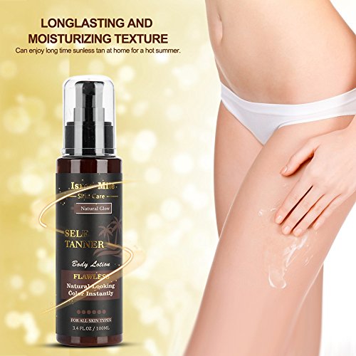 Loción Autobronceadora para Cara y Cuerpo Crema Bronceadora, 100 ML