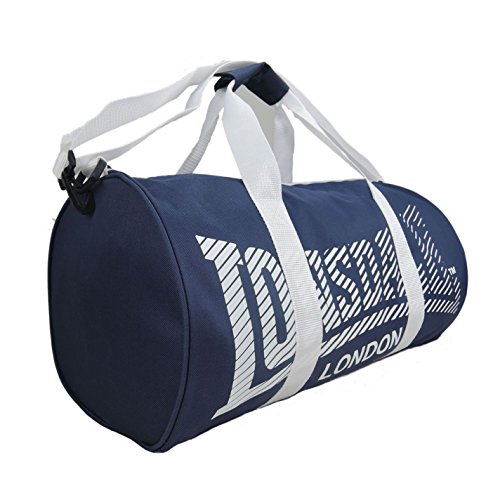 Lonsdale Unisex Barrel Bolsa De Viaje Azul Marino/Blanco Talla única