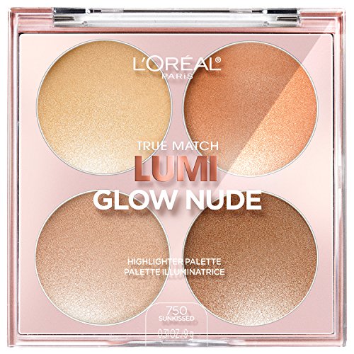 L'OREAL - True Match Lumi, Glow Nude Highlighter Palette, Sun-Kissed - 0.31 oz. (9 g)