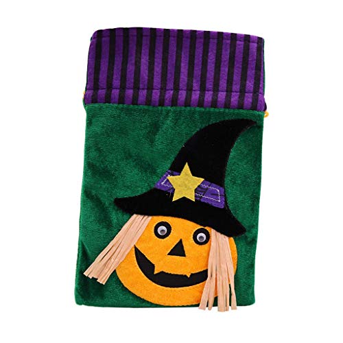 LQH Halloween del Caramelo Bolsas de Regalo con cordón Organizador de Almacenamiento de favores Decoración (Size : 1)