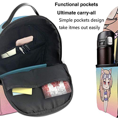 Maichengxuan Gacha Life Picc Estudiante Escuela Bolsa Ciclismo Ocio Viaje Camping Mochila al aire libre