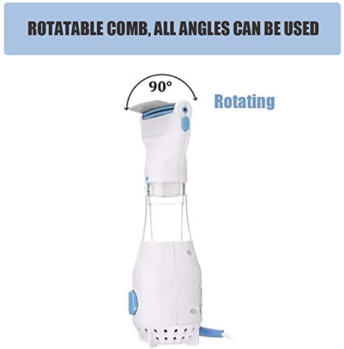 Manuel Centro De Tratamiento De Piojos Aspiradora Pequeña, Tetera Piojos Peine Eléctricos, Cabeza Eléctrica Pulgas Peine, Sin Dolor Segura con Suaves para Niños Y Adultos Peines