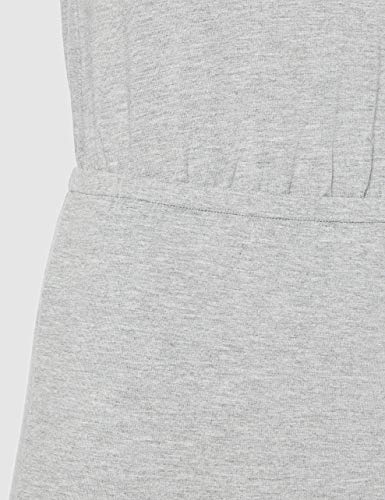 Marca Amazon - find. Vestido Largo Estilo Camiseta de Punto Mujer, Gris (Grey Marl), 36, Label: XS