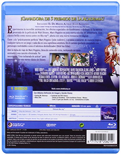 Mary Poppins - Edición 50º Aniversario [Blu-ray]