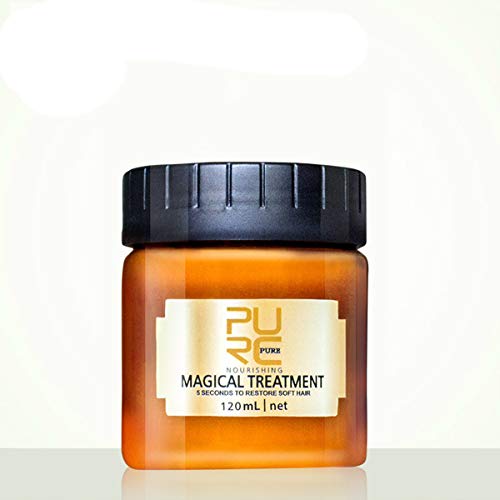 Máscara para Pelo-GLAMADOR Cabello Mascarillas Magical Profesional 120 ml- Mascarillas de pelo,Tratamiento para el Cabello,Reparación Profunda,Reconstructor Instantáneo para Cabello Dañado